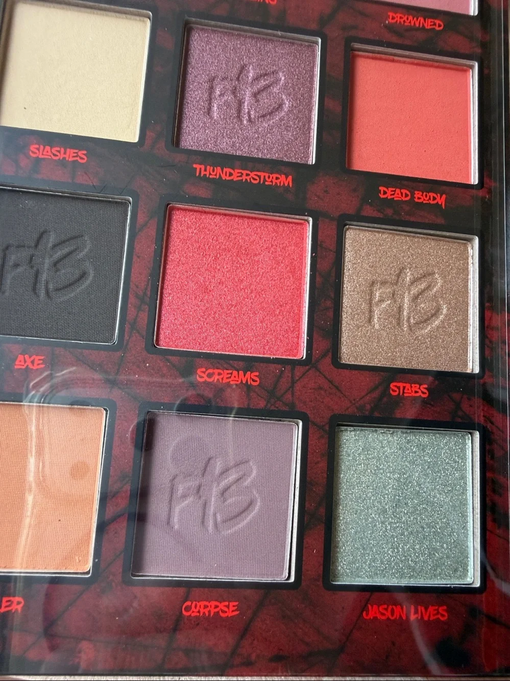 Friday the 13th Glow-In-The-Dark Eyeshadow Palette - 12 Shades